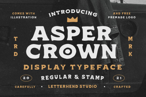 Asper Crown: A Bold Display Font That Elevates Editorial Design