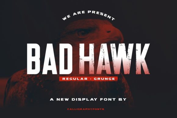 Bad Hawk: A Bold Display Font That Elevates Your Brand