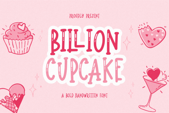 Billion Cupcake: A Playful Display Font for Branding Projects