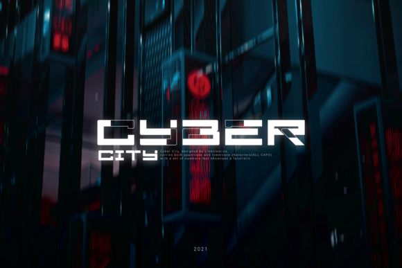 Cyber City: A Bold Display Font for Modern Editorial Design