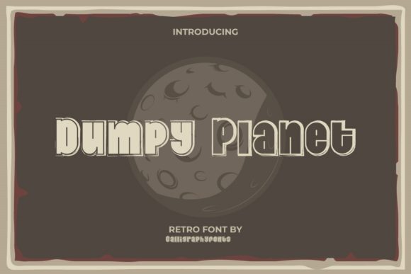 Dumpy Planet: A Bold Display Font That Elevates Small Business Branding
