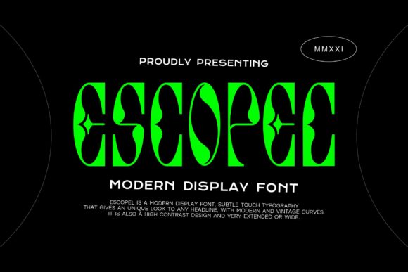 Escopel: A Bold Display Font That Elevates Modern Web Design