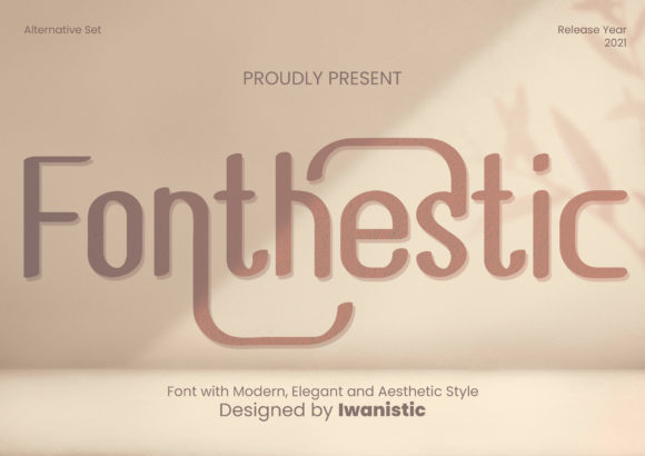 Fonnthestic: A Vintage Display Font for Modern Editorial Design