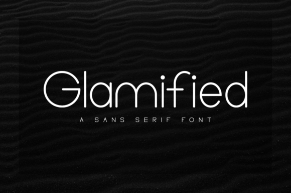 Glamified: A Display Font for Elegant Editorial Design