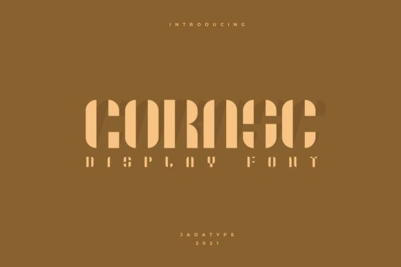 Gorasc: A Modern Display Font for Business Branding