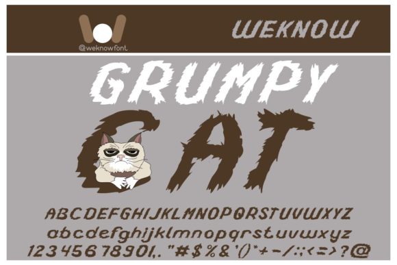 Grumpy Cat: A Spooky Display Font That Elevates Brand Identity