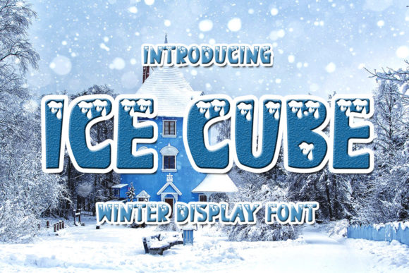 Ice Cube: A Bold Display Font for Modern Editorial Design