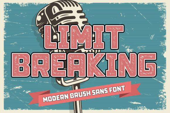 Limit Breaking: A Bold Display Font for Business Branding
