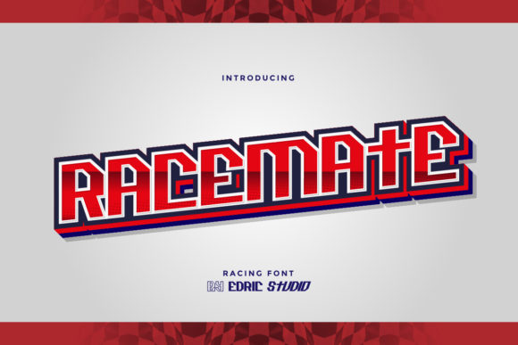 Racemate: A Bold Display Font for Small Business Branding
