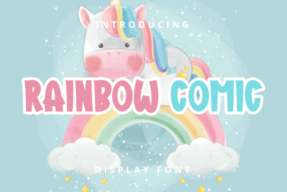Rainbow Comic: A Bold Display Font for Playful Campaign Designs