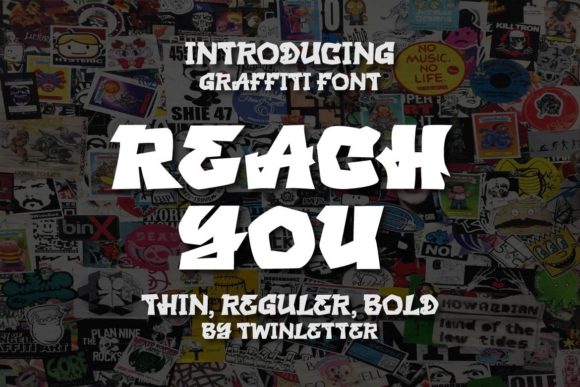 Reach You: A Bold Display Font for Urban-Inspired Campaigns