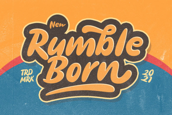 Rumble Born: A Designer’s Take on This Bold Display Font