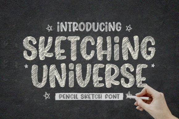 Sketching Universe: A Versatile Display Font for Small Business Branding
