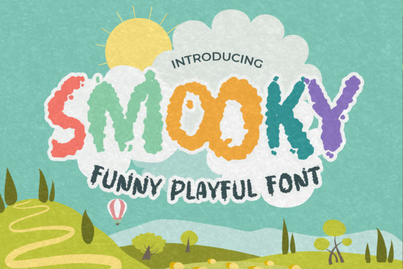 Smooky: A Playful Display Font for Creative Branding Projects