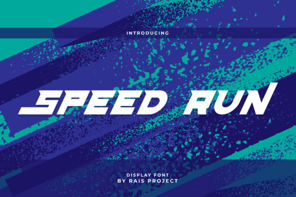 Speed Run: A Bold Display Font for Modern Web Design