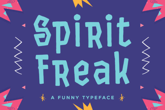 Spirit Freak: A Robotic Display Font That Elevates Small Business Branding