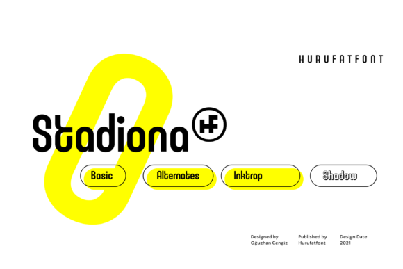 Stadiona: A Modern Display Font for Bold Editorial Statements