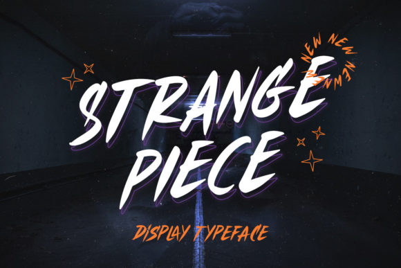 Strange Piece Font: A Playful Display Typeface for Web Designers
