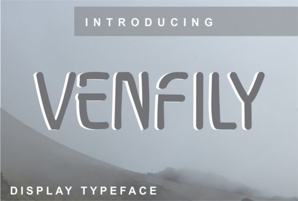 Venfily: A Cool Display Font That Elevates Branding Projects